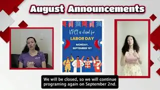 August 2025 Announcements / Vocation Plus Connections