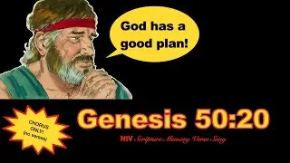 Genesis 50:20 NIV CHORUS ONLY Scripture Memory Verse