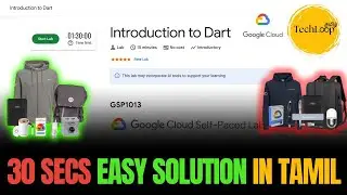 Introduction to Dart | 30 Secs Easy Solution in தமிழ் | Google Cloud Arcade 2026