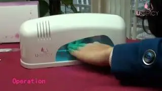 USpicy &Eacute;CLAIR USND-0901 UV Gel Lamp Nail Dryer (White, 9W)