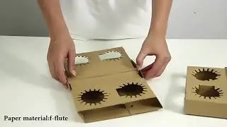 Biodegradable Kraft Paper Cup Holder
