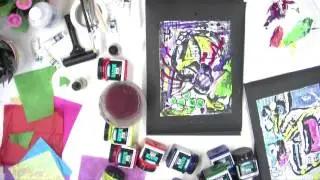 Demonstration: Derivan Block Ink - Mono Printing