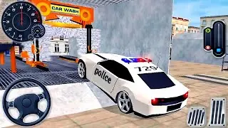 Police Car Wash Service 3D - Police Station Car Parking Simulator - Android GamePlay@King-Games