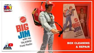 Mattel's Big Jim with his Talking Field Radio with Box