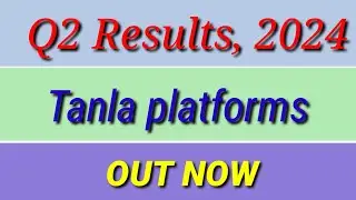 Tanla platforms q2 results 2024 // tanla platforms share results today // tanla platforms share news