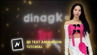 3D TEXT ANIMATION LIKE AE TUTORIAL