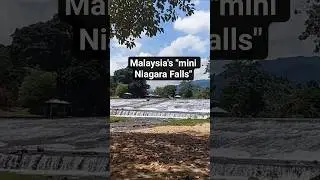 Ampang Pecah waterfall, Alor Lempah, KKB. An old broken dam that is now a tourist attraction.