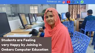 Another Student Review Completed Course in Omkars Computer Education