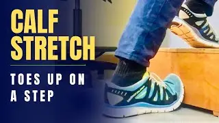 Calf Stretches on Step