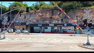 Orange Line #railroadcrossing At Encanto / 62nd Street Station (Imperial Ave & 62nd St)