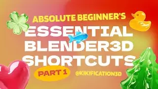 ESSENTIAL BLENDER 3D SHORTCUTS FOR COMPLETE BEGINNER!