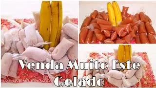 Gelado de Múcua com Banana 🍨🍌| Venda muito com esta receita💵🇦🇴❤️