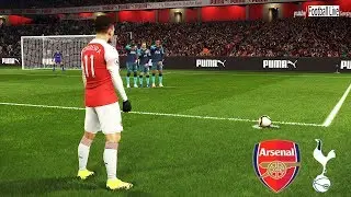 PES 2019 | ARSENAL vs TOTTENHAM | Free Kick Goal Torreira & Amazing Goals | Gameplay PC