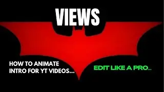 &ldquo;How to Animate YouTube Intro Like a Pro 🎬 | Beginner Friendly&rdquo;