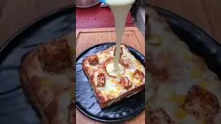Cheese lava sandwich | Cheese grilled sandwich #cheesesandwich #cheeselava #shorts