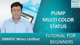 14- WinCC Unified v20 &ndash; Pump Symbol with Multi-Color Status Indication | Step-by-Step Tutorial