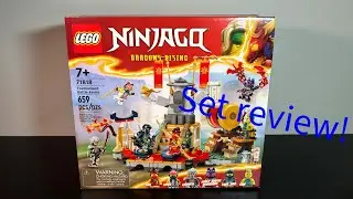 Lego Ninjago tournament battle arena review! Set 71818 review!