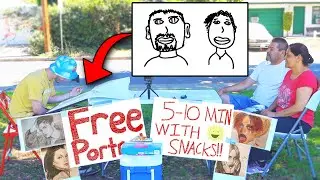Drawing Terrible Portraits For Strangers