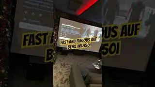 Fast and Furious on the BenQ W5850i (advertisement) #homecinema #movies #mancave #cinema #homethe...