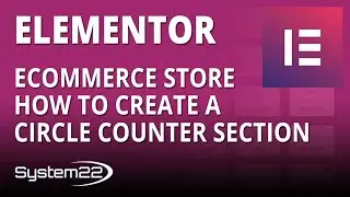 Elementor Ecommerce How To Create A Circle Counter Section 👍