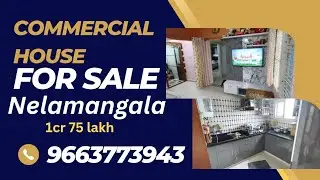 Commercial house for sale Nelamangala | new building redbricks with pillar | sk Creation Bangalore 