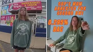 Cop's Mom Arrested for SECOND DWI After Nearly Striking a Pedestrian at OVER TRIPLE the Limit