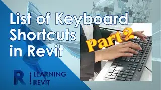 KEYBOARD SHORCUTS IN REVIT PART 2 | TUTORIAL FOR BEGINNERS #learningrevit #revit #bim #tutorial