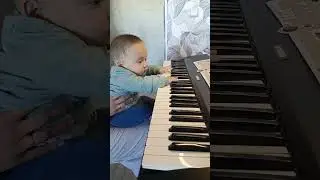 Юный композитор #музыкант #piano musıc #音乐 #дети #семья #baby