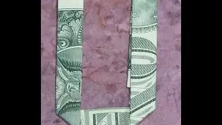 Fold Origami Alphabet Letter U