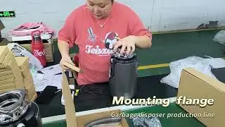 Take you into the garbage disposal production workshop to see the assembly process
