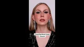 ColourPop Rock Candy Silver Gray Black Eyeshadow Tutorial Everyday Glam Trendy Makeup Palette