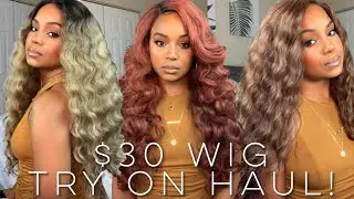 $30 VOLUMINOUS WIGS TRY ON HAUL! HERAREMY WIG | WINE N WIGS WEDNESDAY | ALWAYSAMEERA