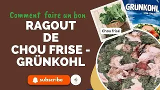 Ragoût de Chou Frisé (Grünkohl) – African-Style Kale Stew 🇨🇲🇩🇪 | Recette Afro-Européenne #Grünkohl