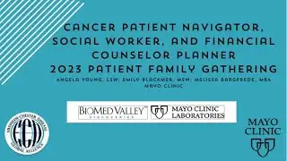 Cancer Patient Navigator, Social Worker, and Financial Counselor Planner
