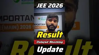 Result Delayed😳 Shocking Update✅ JEE Mains 2026 Result Date | JEE Main Final Answer Key 2026 #jee