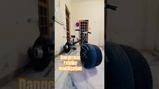 Dangerous modification || Fatbike restoration Next video #indiancyclist 🤟❤️