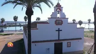 Sancti Petri y la Barrosa  Chiclana a vista de drone. (4K)