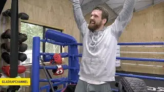 David Light looking like Rocky Balboa after last training session in NZ before heading to Manchester
