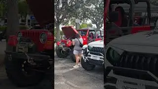 jeep event fundraiser youth center in Cape coral florida. 1st place Nemo 2nd Alice in Wonderland