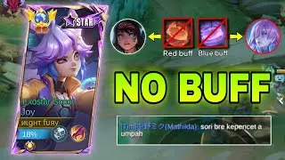 HOW TO USE JOY WITHOUT BUFF IN EARLY GAME - DESTROYS ENEMY EVEN JOY DON'T HAVE BUFF | MOBILE LEGEND.
