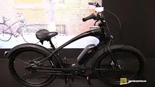 2018 Electra Bicycles Ace of Spades GO! 8i Cruiser Electric Bike - Walkaround - 2017 Eurobike