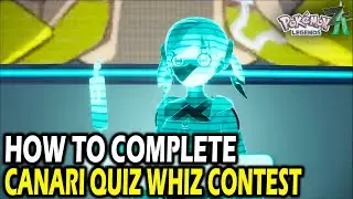 How to Complete Canari Quiz Whiz Contest on Pokemon Legends ZA
