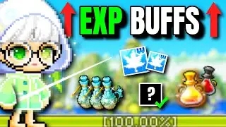 10 BUFFS That YOU NEED When Training in Maplestory (Tips and Tricks)