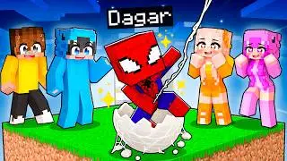 Me Hice pasar por BEBÉ SUPERHÉROE en UN CHUNK en Minecraft!