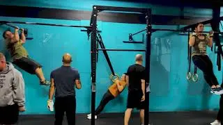 Bench Press, Box Jump, Pull-up