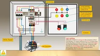 A Detailed Explanation of Direct On Line (DOL) Starter Installation for controlling 3 phase Motor.
