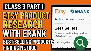 Etsy Product Research with ERank | Best Selling Products Finding Method 2025 (Urdu/Hindi)