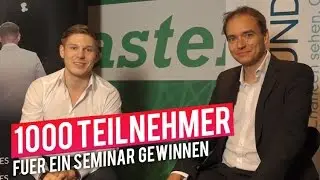 Wie Thomas Klu&szlig;mann 1000 Teilnehmer f&uuml;r sein Seminar gewinnt | SELFMADE BUSINESS #08