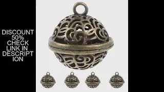 5 Pcs Vintage Bell Pendant Retro Hanging Decor Diy Craft Bells Christmas naments Metal Tree Hanging