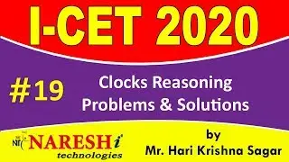 Clocks Reasoning Problems & Solutions | ICET 2020 Exam Preparation Plan and Syllabus - #19
